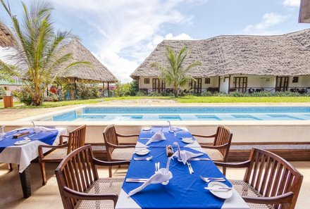 Tansania mit Kindern individuell - Tansania for family deluxe - Sansibar Strandverlängerung - Karafuu Beach Resort - Restaurant