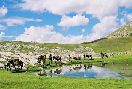 Frankreich mit Kindern - Eselwanderung