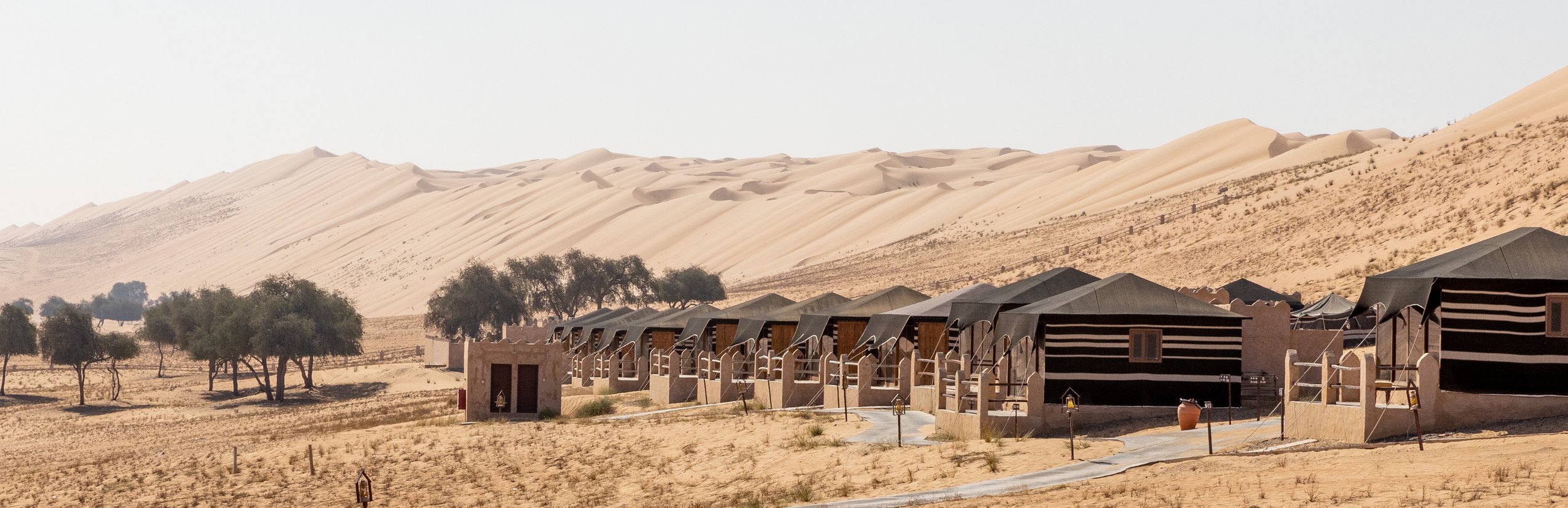 Oman Familienurlaub Wüstencamp - Thousand Nights Camp - Beduinenzelte in der Wüste