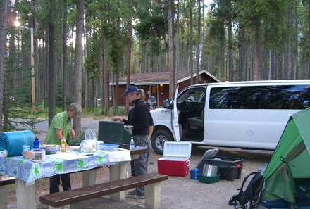 Rocky Mountains mit Kindern - Rocky Mountains for family - Picknick