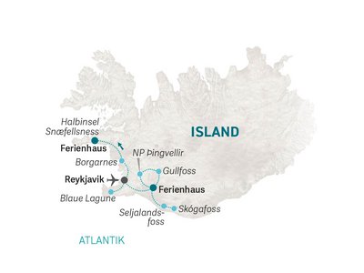 Island Familienreise - Island for family - Reiseroute Island 2023