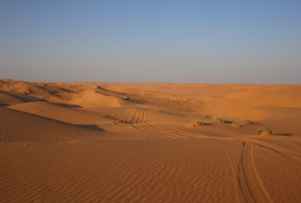 Oman mit Jugendlichen - Oman Family & Teens - Sanddünen bei Sonnenuntergang