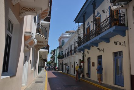 Panama for family individuell - Panama Familienreise - Casco Viejo Gasse