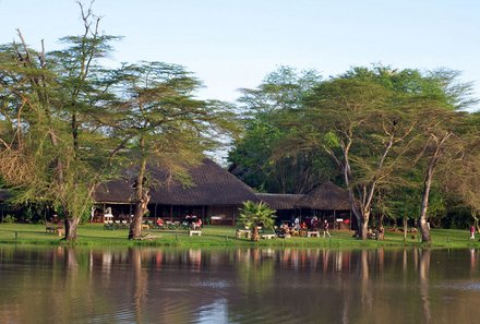 Kenia Familienreise - Kenia for family - Voyager Ziwani Camp - Außenanblick