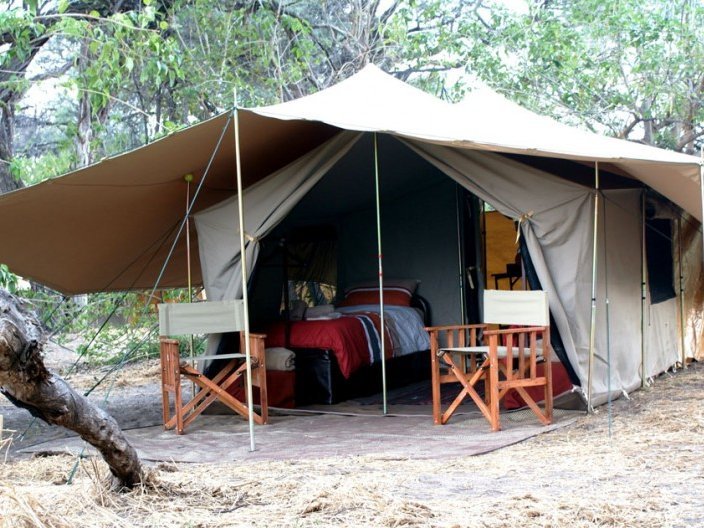 Botswana mit Kindern - Khwai Bedouin Camp