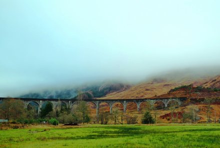 Schottland mit Kindern -  Familienurlaub Schottland - Hogwarts Express Brücke