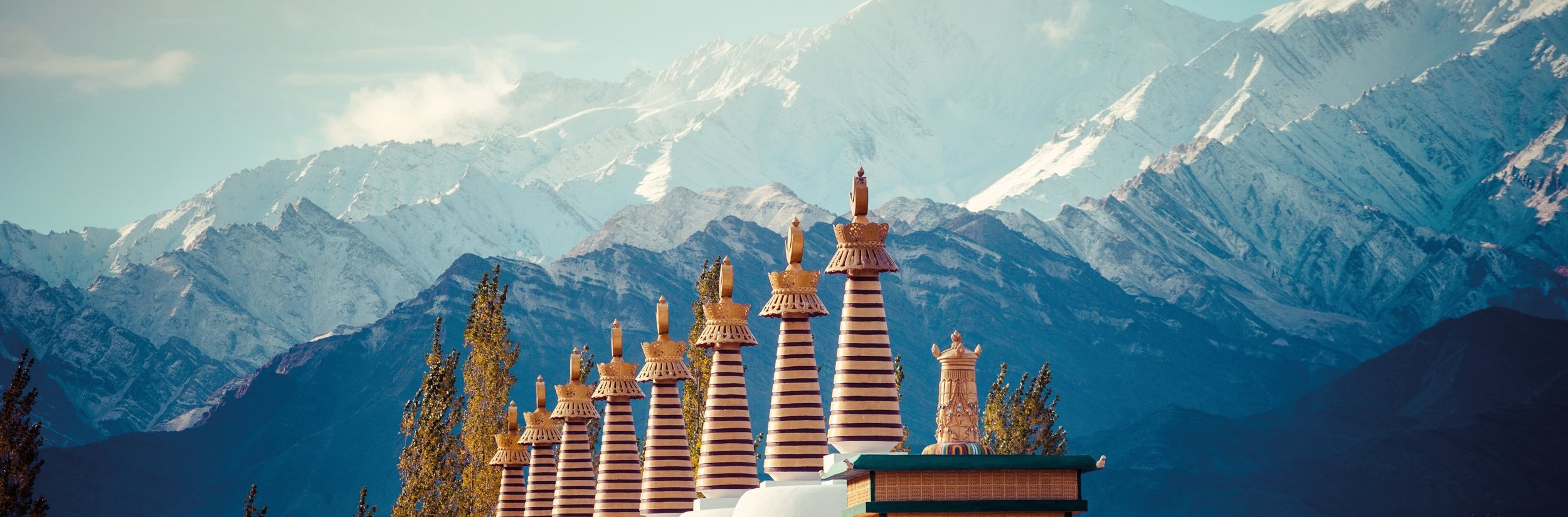Rundreise Indien mit Kindern - Indien mit Kindern - Ladakh mit Kindern - Bergkulisse