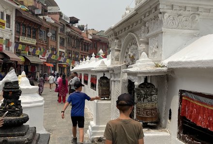 Nepal Familienreise - Nepal for family - Bodhnath Stupa
