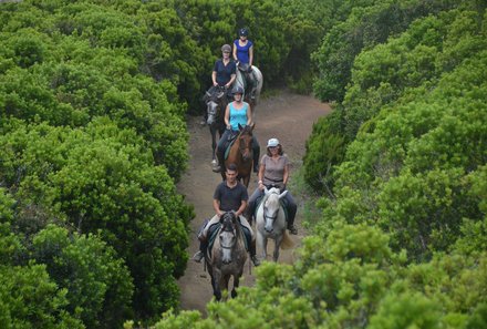 Azoren Family & Teens - Reitausflug - Reiten im Wald