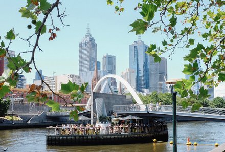 Australien for family - Australien Familienreise - Melbourne Fluss