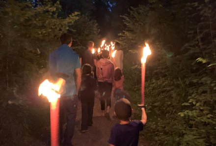 Deutschland Familienreise - Deutschland Camping for family - Fackelbild