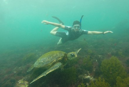 Galapagos mit Kindern - Galapagos Family & Teens - Kind am schnorcheln