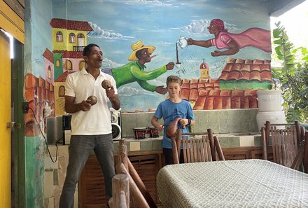 Familienreise Kuba - Kuba for family - Besuch des Sozialprojektes des Künstlers Mario Pelegrin