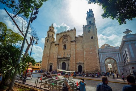 Mexiko Familienreise - Mexiko for young family individuell - Merida - Kathedrale
