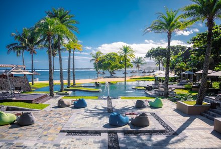 Südafrika Familienreise - Garden Route for family - Mauritius Verlängerung - Shanti Maurice Resort & Spa - Pool