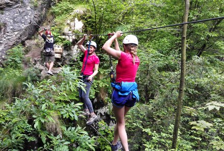 Idrosee Familienurlaub - Klettern in Crone mit Kindern