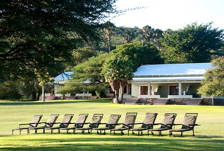 Familienurlaub Namibia - Namibia Teens on Tour - Ghaub Guest Farm Garten