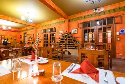 Peru Family & Teens - Familienreise Peru mit Teens - Hotel Pakaritampu Ollantaytambo - Restaurant