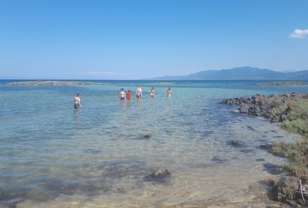 Griechenland Familienreise - Griechenland Family & Teens  - Abkühlung im Wasser