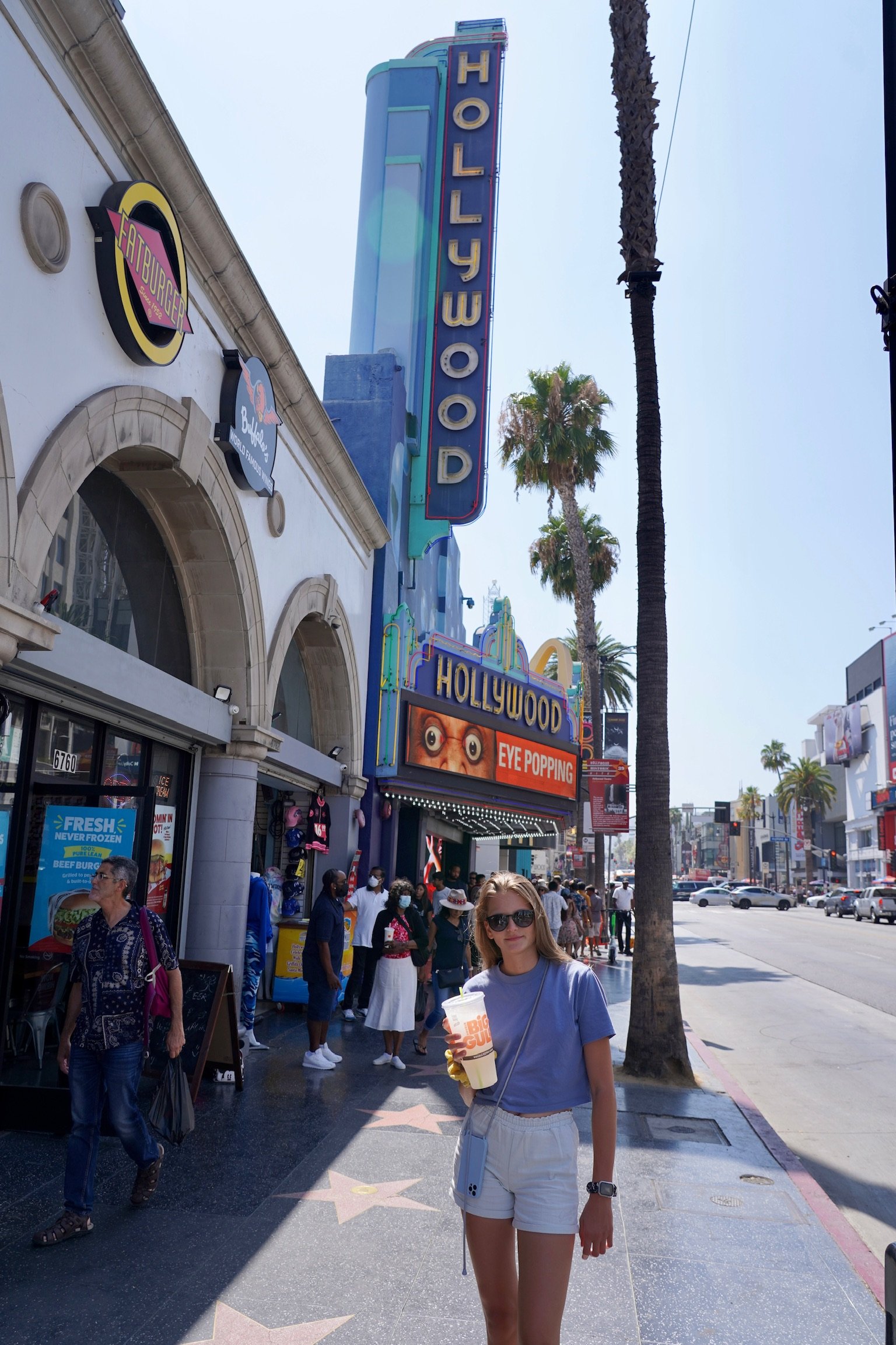 Kalifornien mit Kindern - Kalifornien Urlaub mit Kindern - Los Angeles mit Kindern - Hollywood Boulevard