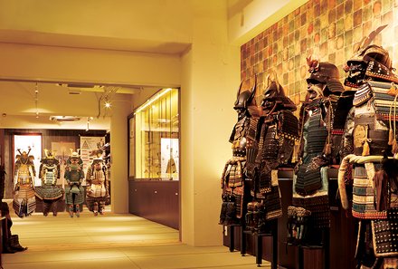 Japan for family - Samurai Ninja Museum - Statuen