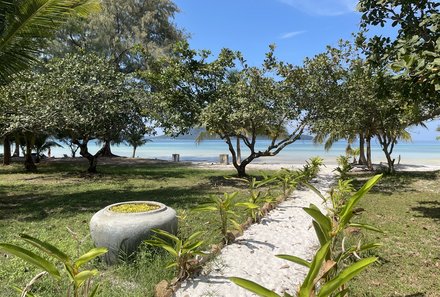 Vietnam & Kambodscha Familienreisen - Kambodscha - Koh Rong Samloem - Weg zum Strand