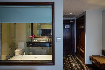 Vietnam Familienreise - Vietnam for family Summer - Le Jardin Hotel Haute Couture - Zimmer mit Bad