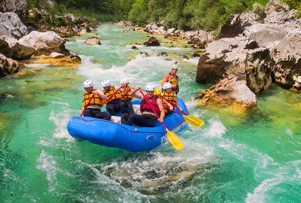 Slowenien Familienreise - Slowenien for family - Bled Rafting