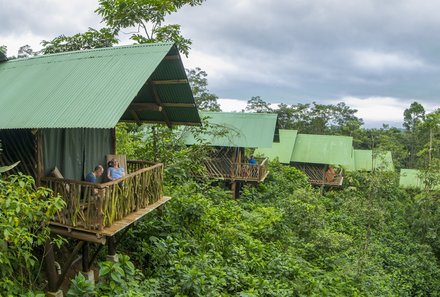 Familienreise Costa Rica individuell - La Tigra Rainforest Lodge - Hütten