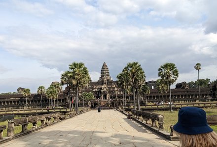 Vietnam & Kambodscha Familienreise - Besichtigung von Tempelanlage Angkor Wat