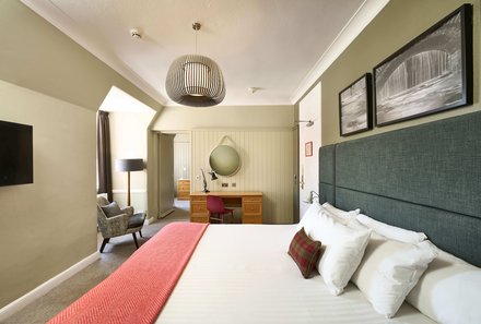 Schottland Familienreise - Schottland mit Kindern - Peebles Hydro Hotel - Modernes Zimmer
