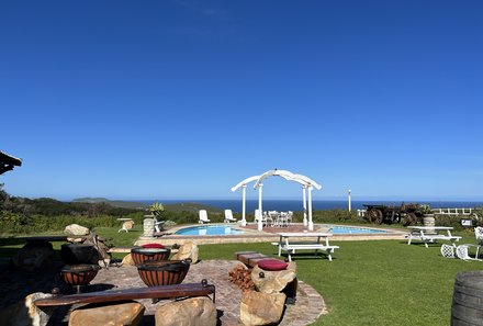 Garden Route mit Kindern - T'Niqua Stable Inn - Pool