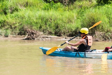 Laos und Vietnam Familienreise - Laos und Vietnam Reise mit Kindern - Paddel-Abenteuer Kajak