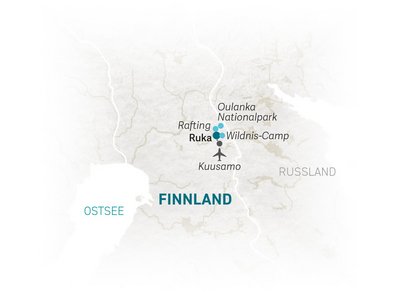 Finnland Familienreise - Finnland for family Karte 2024