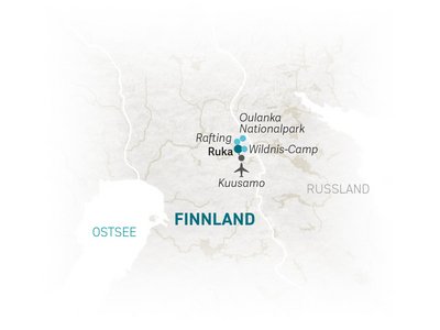 Finnland Familienreise - Finnland Family & Teens Summer - Karte 2024