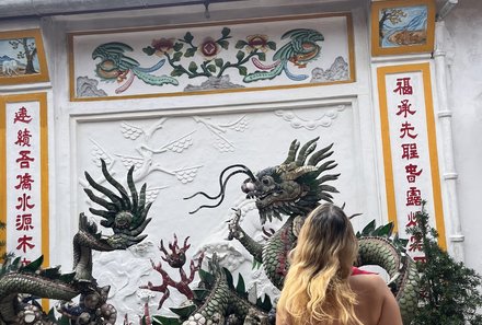 Vietnam for family individuell - Hoi An - Chinesische Statuen