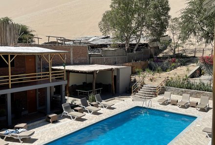 Peru Familienreise - Peru Teens on Tour - Huacachina - Pool