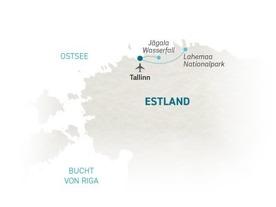 Estland Familienreise - Estland for family Winter - Reiseroute 2024