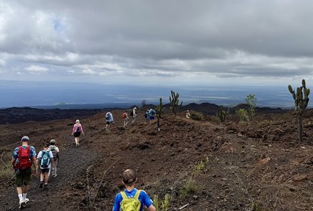 Familienreise Galapagos und Ecuador - Galapagos Family & Teens - Wanderung auf den Vulkan