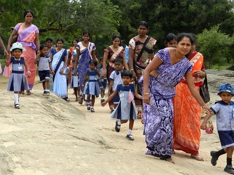 Sri Lanka Familienreise - Einheimische Familien