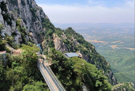 China Familienreise - China mit Jugendlichen - Songshan Ausblick