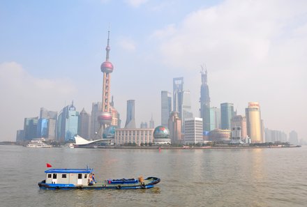 Familienreise_China_Shanghai_Skyline am Tag