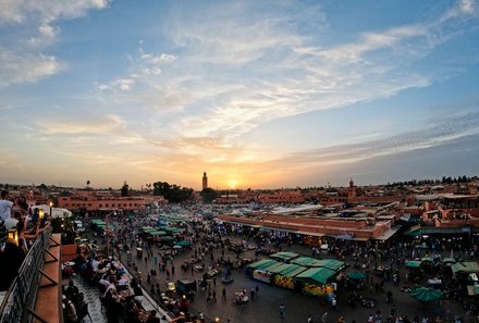 Marokko mit Kindern - Marokko for family - letzter Abend in Marrakesch