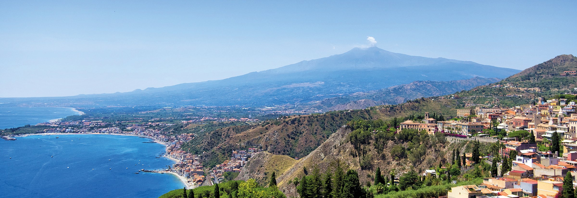 Italien Familienreise - Sizilien Familienurlaub - Blick auf Sizilien