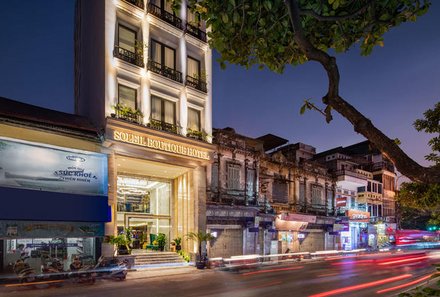 Vietnam for family individuell - Soleil Boutique Hotel - Außenansicht