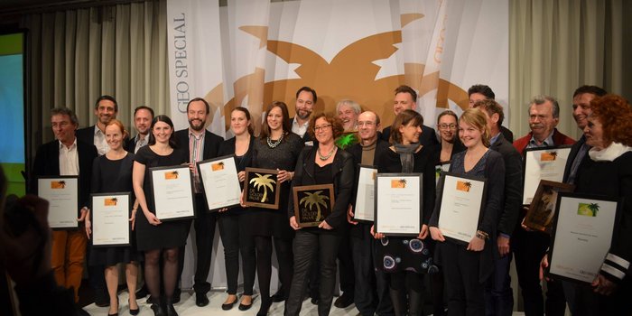 Beste Familienreise - Die besten Reisen 2015 - Verleihung goldene Palme