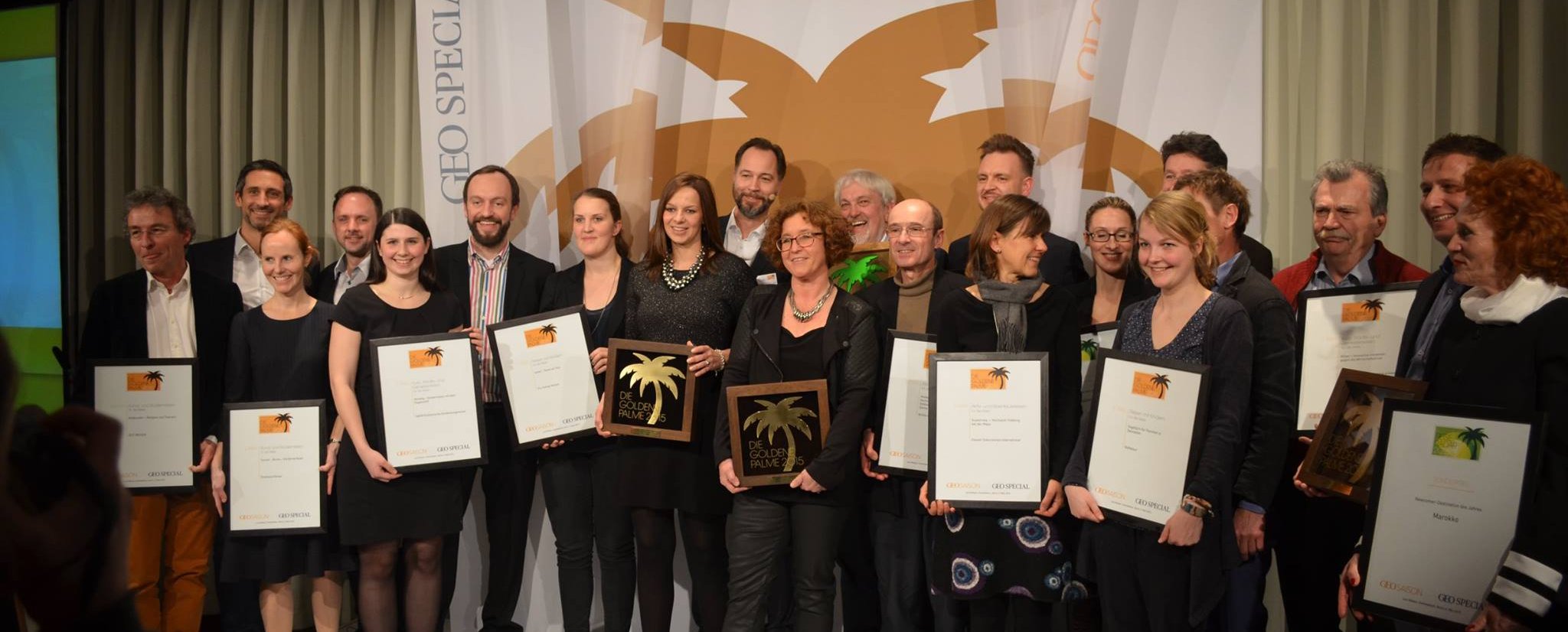 Beste Familienreise - Verleihung der goldenen Palme