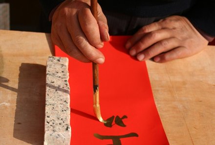 China Familienreise - China for Family - Kaligrafie
