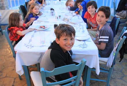 Familienreise Kroatien - Kroatien for family - Segelreise - Kinder Restaurant 