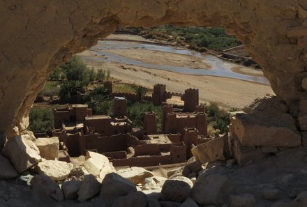 Marokko Rundreise für Familien - Erfahrungsbericht Marokko mit Teens - Aussicht aus Burg